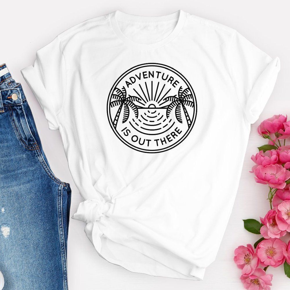 Adventure is Out There Graphic Tee Shirt